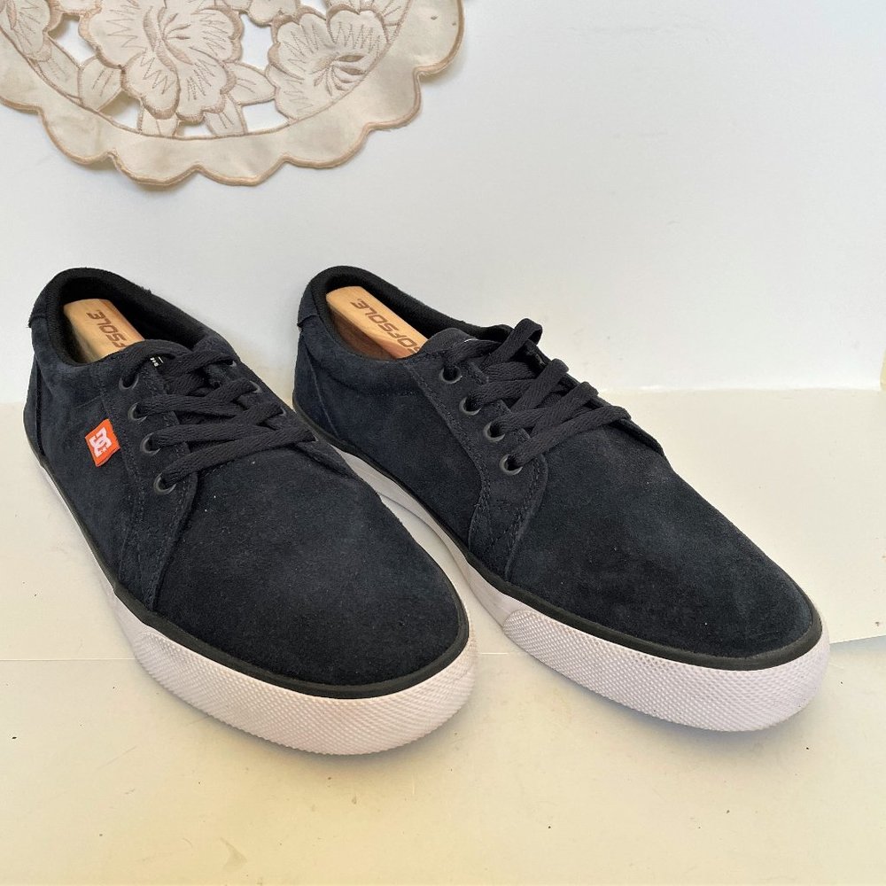 DC Council S Black Suede Skate Sneakers